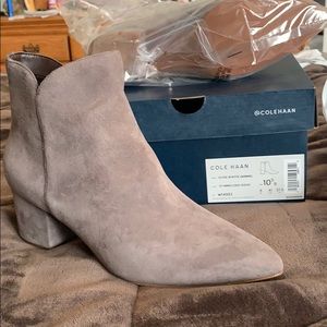 Cole Haan Grey Suede Boots